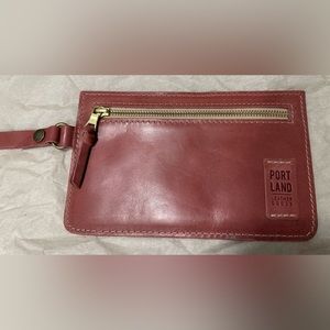 Portland Leather Goods Adriana, NWT. Blush/pink color.